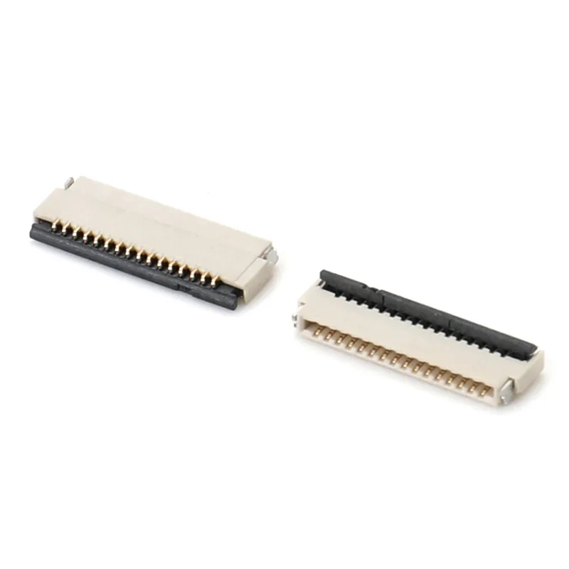 0.5mm pitch back flip-lock type h1.0mm FPC connector 0.5mm pitch back flip-lock type h1.0mm FPC connector