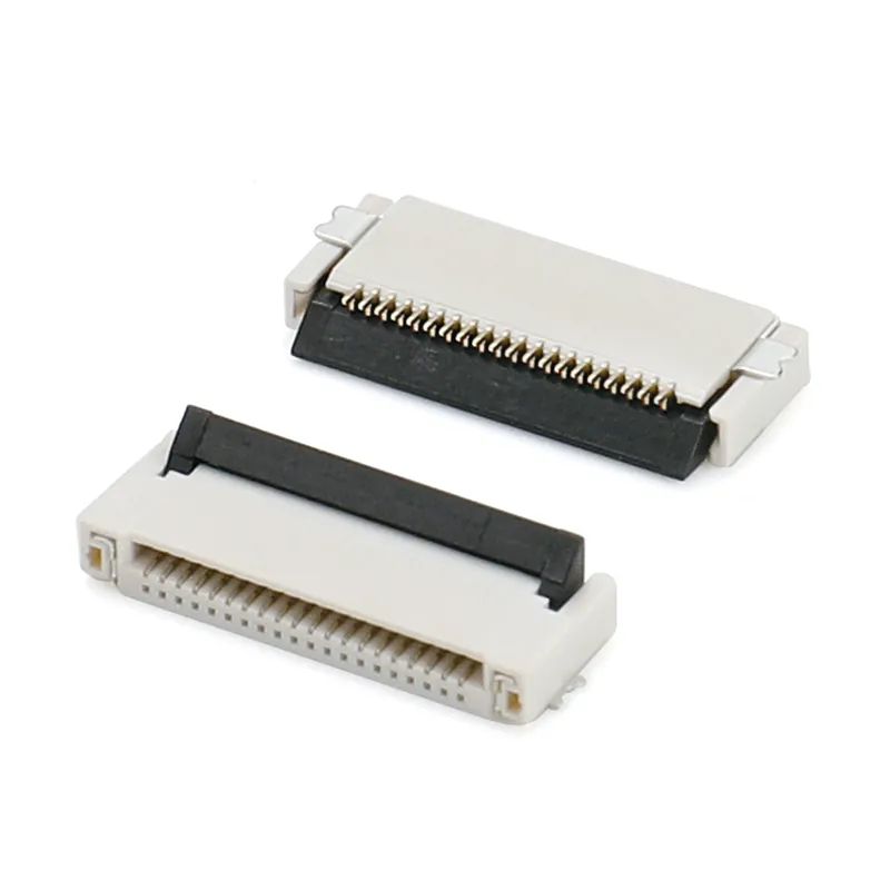 0.5mm pitch black flip-lock type h2.0mm FPCFFC connector