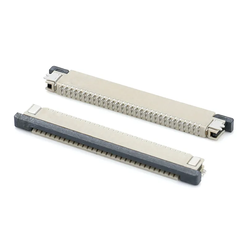 0.8mm pitch half coverage bottom contact type h2.0mm FFC/FPC connector
