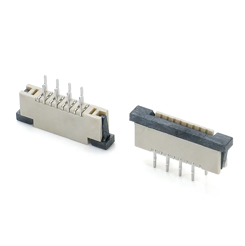 1.0mm pitch DIP 180 degree ZIF FFC/FPC connector