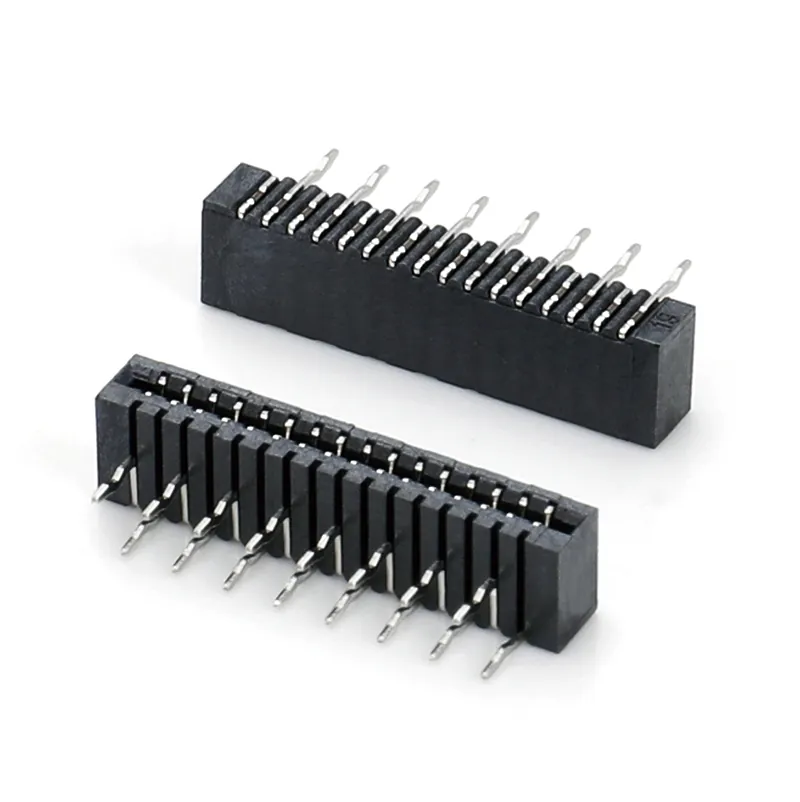 1.0mm pitch dual contact type DIP 90 degree FFC/FPC connector