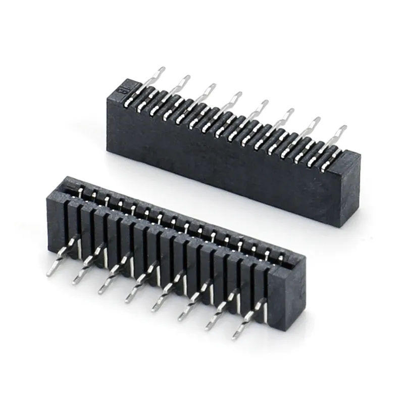 1.0mm pitch dual contact type DIP 90 degree opposite position FFC/FPC connector