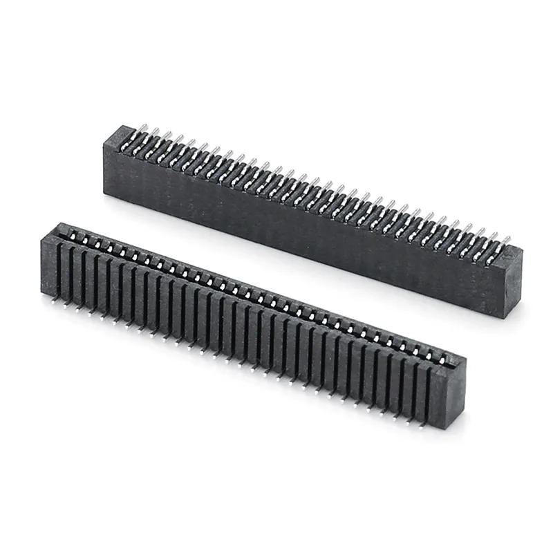 1.0mm pitch dual contact vertical type single row short needle FFC/FPC connector