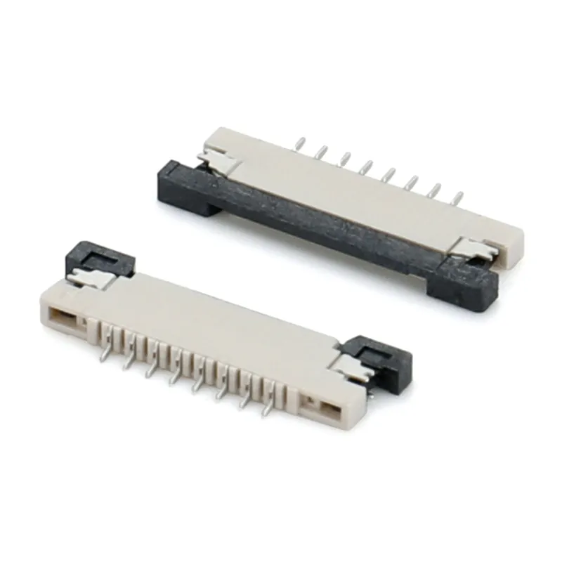 1.0mm pitch top contact type h1.2mm FFC/FPC connector for tcl