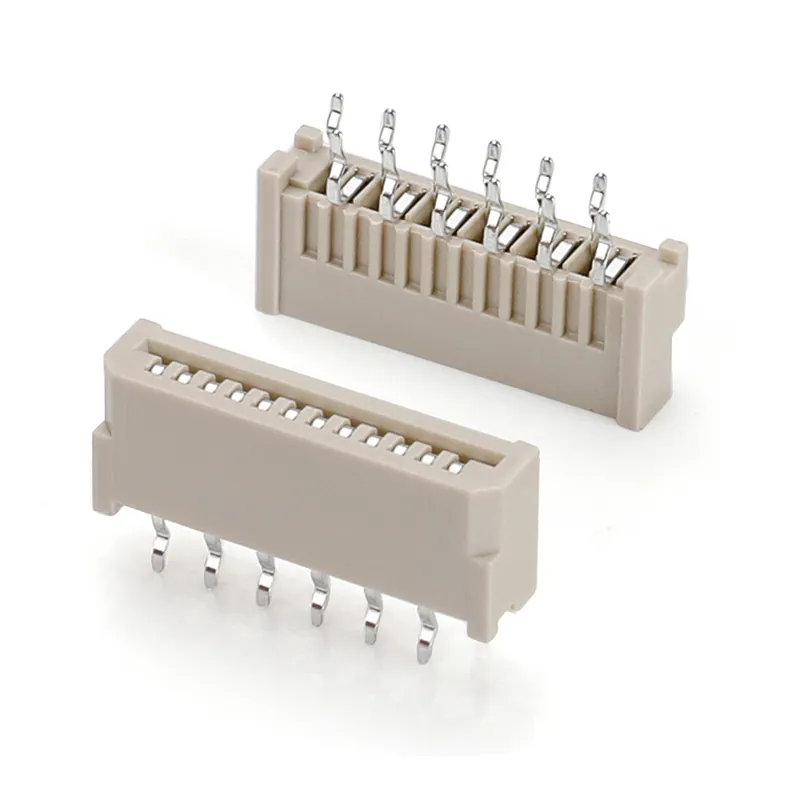 1.25mm pitch single contact type DIP 180 degree FFC/FPC connector
