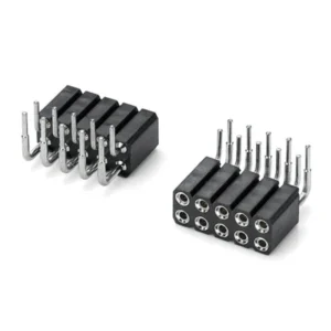 1.27/2.0/2.54 Round Hole Pin Right Angle 90 Degree Female Header