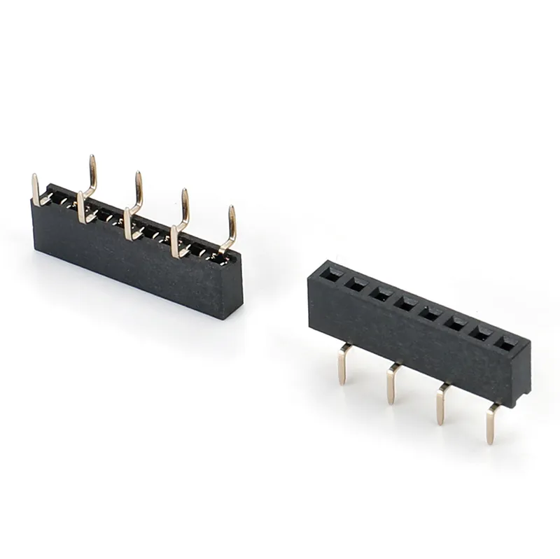 1.27/2.0/2.54 Single Row DIP Type Centipede leg spacing is temperature resistant Female Header