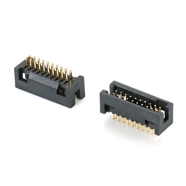 1.27/2.0/2.54 Straight Through DIP BOX Series Hole PCB Header Shrouded