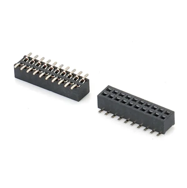 1.27/2.0/2.54 Vertical Double Row Female Header SMT