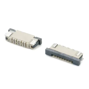 2.0mm pitch half coverage bottom contact type h2.5mm FFC/FPC connector