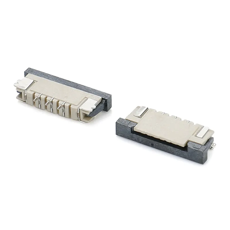 2.0mm pitch half coverage top contact type h2.5mm FFC/FPC connector