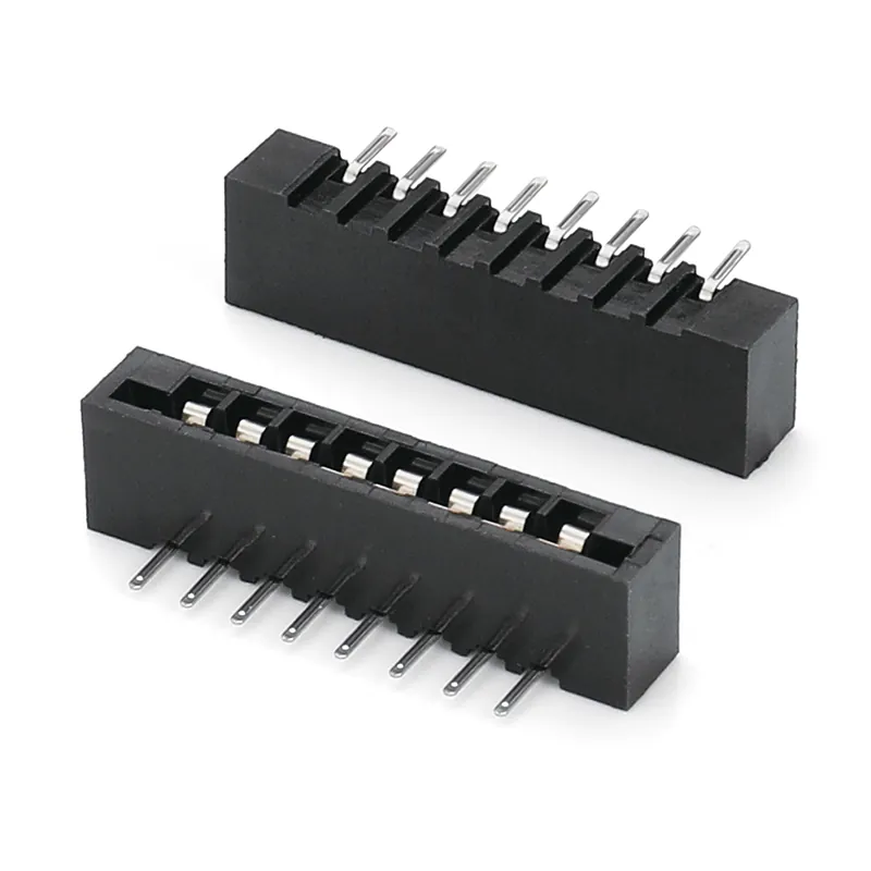 2.54mm pitch dual contact film type DIP 90 FFC/FPC connector