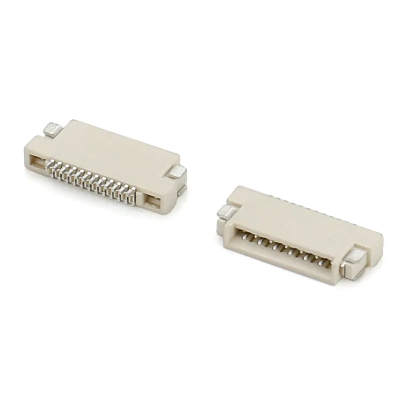 FPC/FFC 0.5mm pitch dual contact horizontal type h1.5mm zip connector