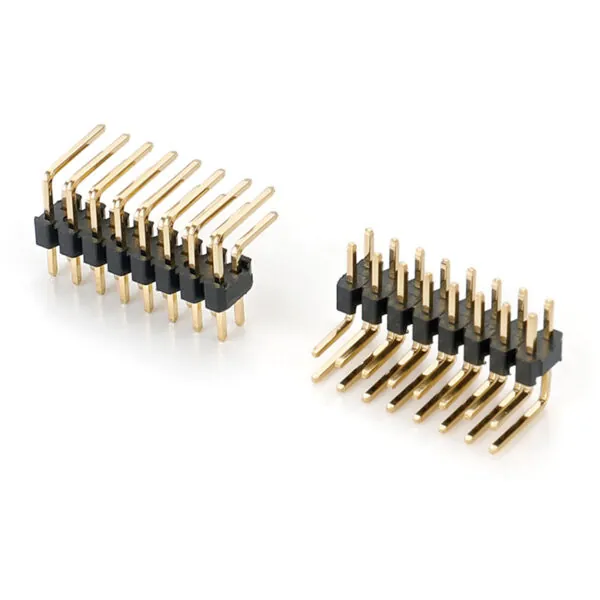 1.272.02.54 double row right angle 90 DIP pin hearder
