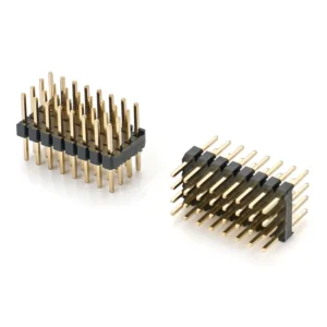 1.272.02.54 quadruple row gold plated straight pin hearder