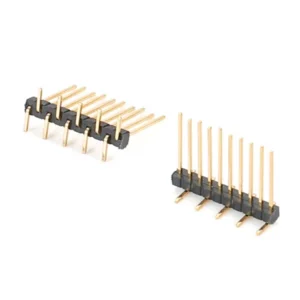 2.54 pitch single or double row patch punch point pin high temperature resistant connector
