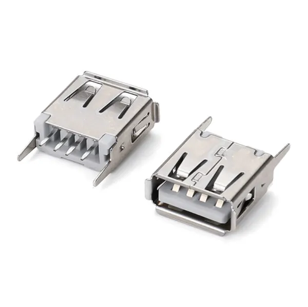 AF 180 degree DIP type A SMT charge port connector