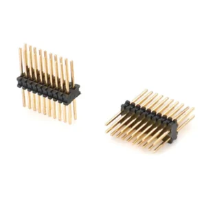 Double row 210P electrical plug connector gold Plated pin header