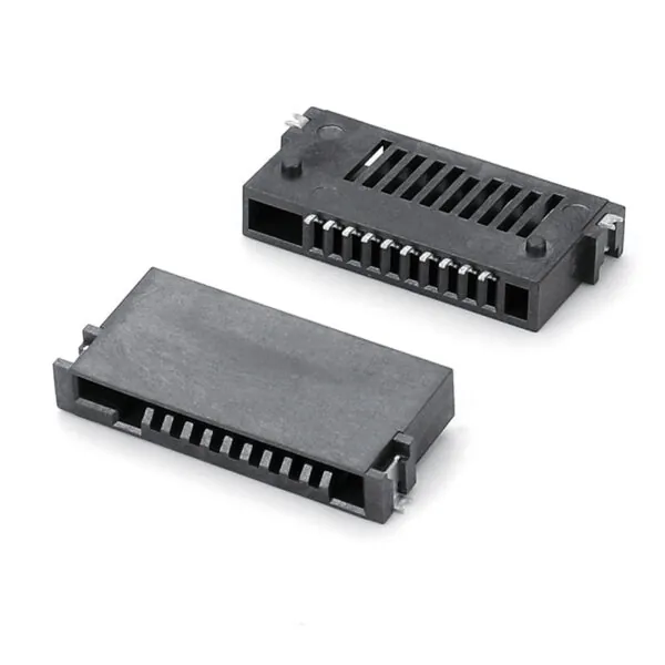 MS card socket all plastic plate black card slot connector