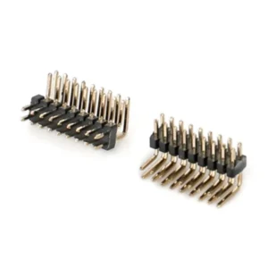 PH1.27mm double row right angle gold plating pin header