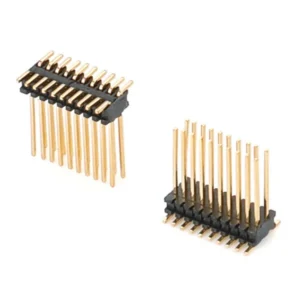 Round hole pin header 2.0PH 2.8H 2X10P Double row SMT round needle