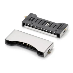 Stainless steel case vinyl all-plastic simple SD card holder