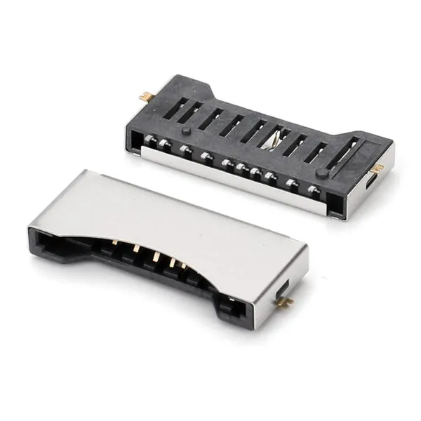 Stainless steel case vinyl all-plastic simple SD card holder