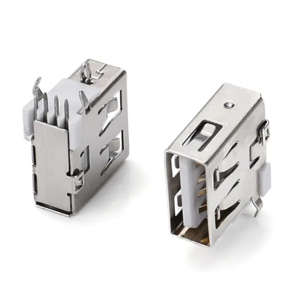 USB 2.0 AF side insertion bend female socket 13.7 connector