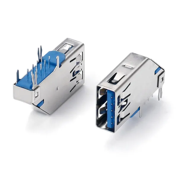 USB 3.0 type AF side crimping stainless steel 2.18 connector