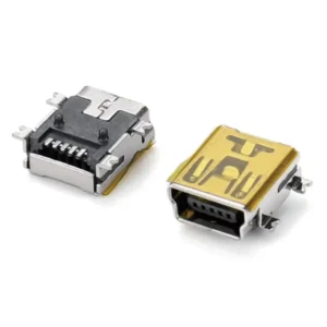 USB connector 2.0 5 pin Full attachment mini usb socket